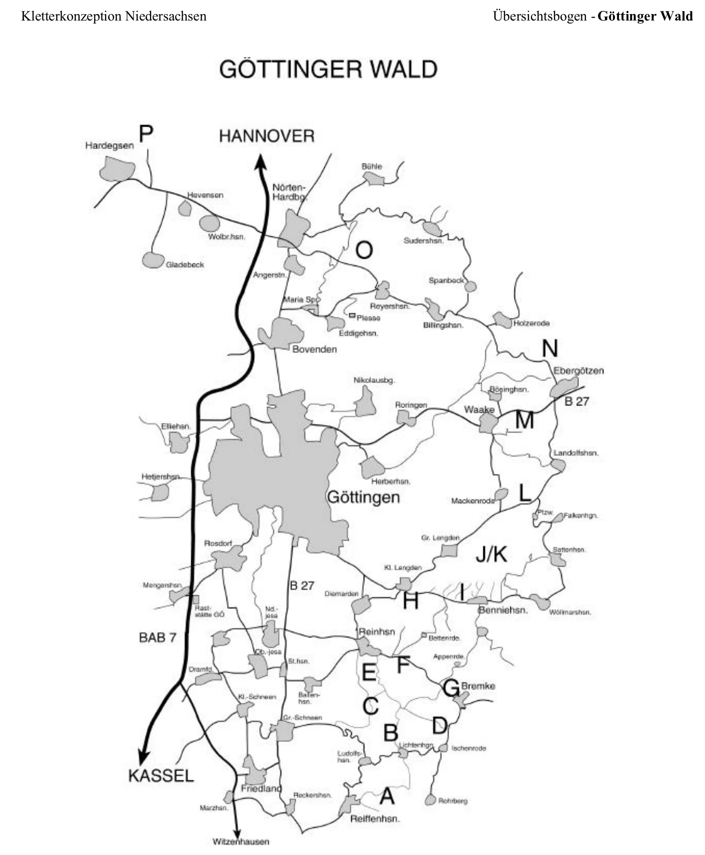 Regionsübersicht | © DAV Landesverband Nord