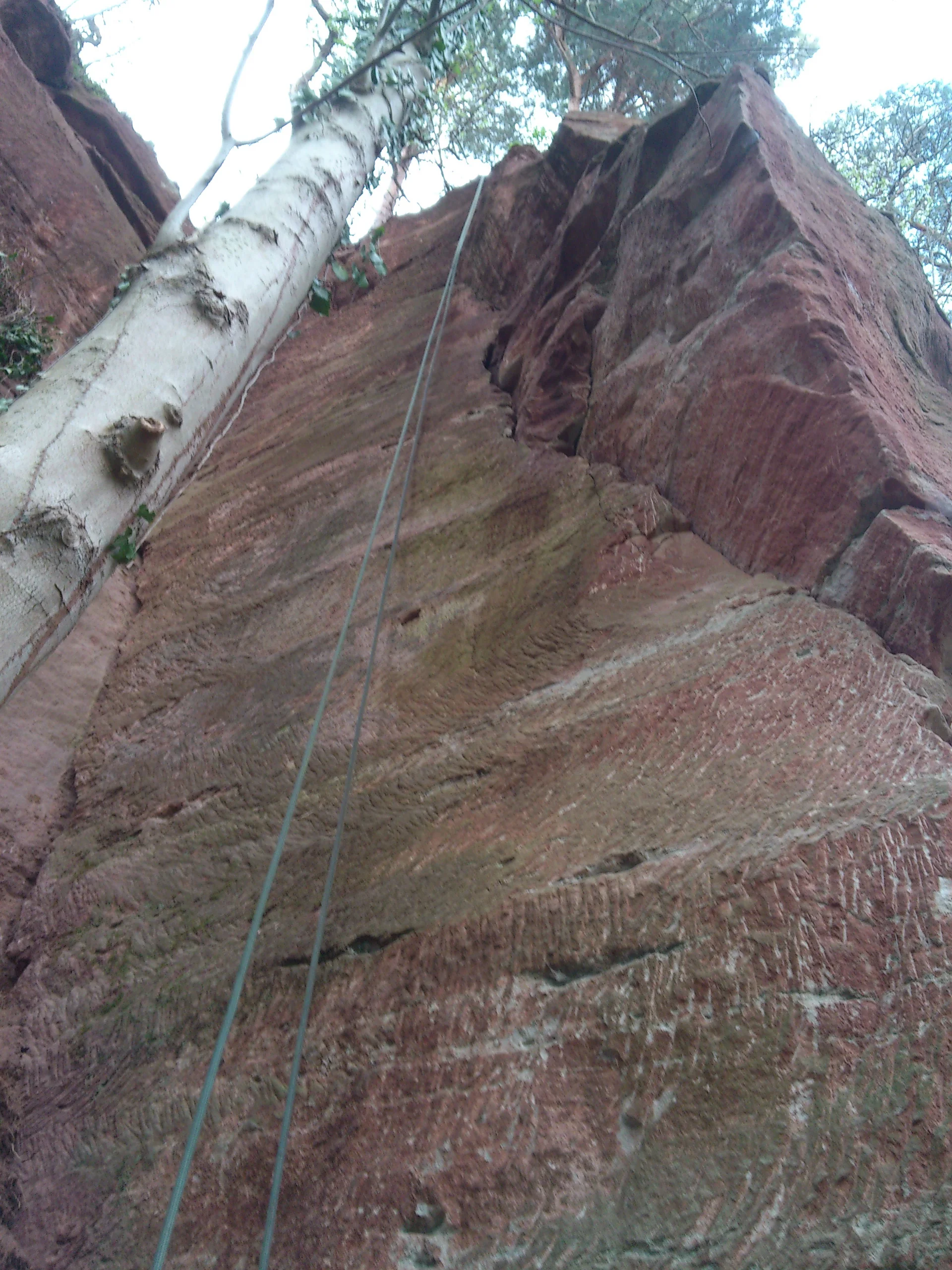 Erschließung in Zone 3 der Pfeilerwand | © CC BY-NC-ND
