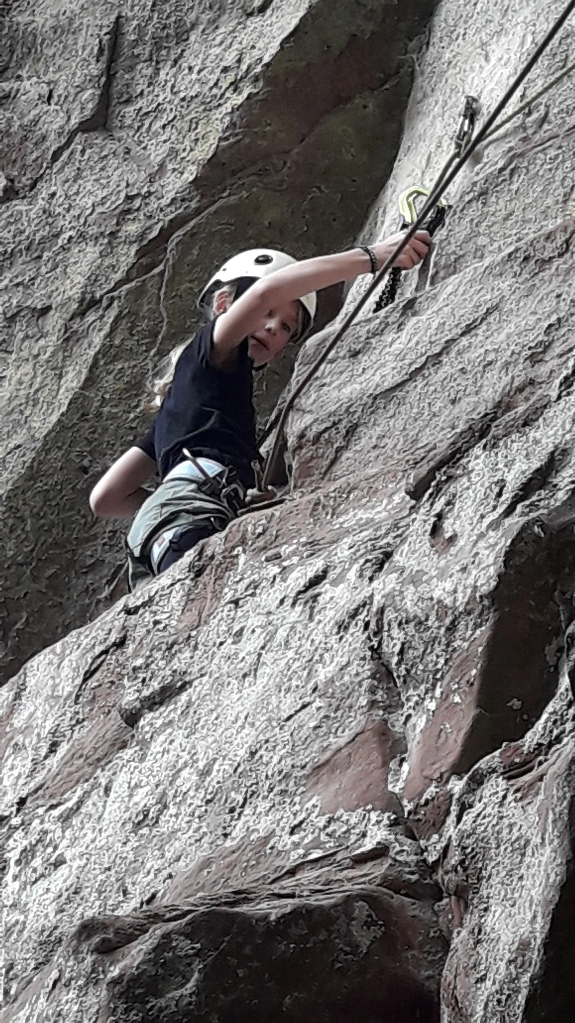 Klettersteig auch für kletternde Kinder | © CC BY-NC-ND
