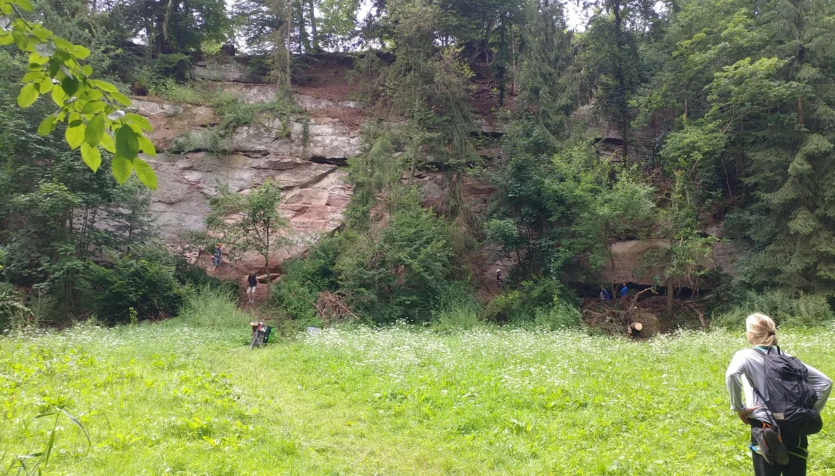 Betrachterin der großen Traverse | © CC BY-NC-ND