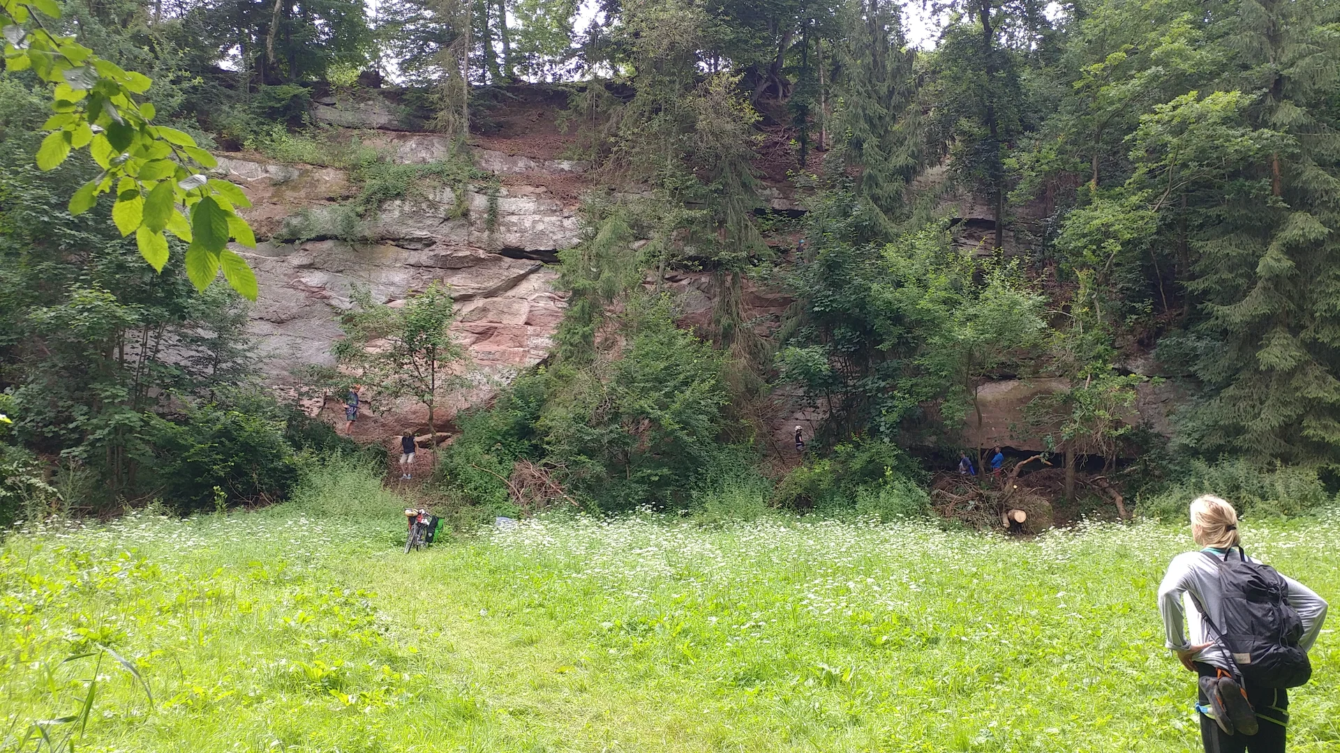 Betrachterin der großen Traverse | © CC BY-NC-ND