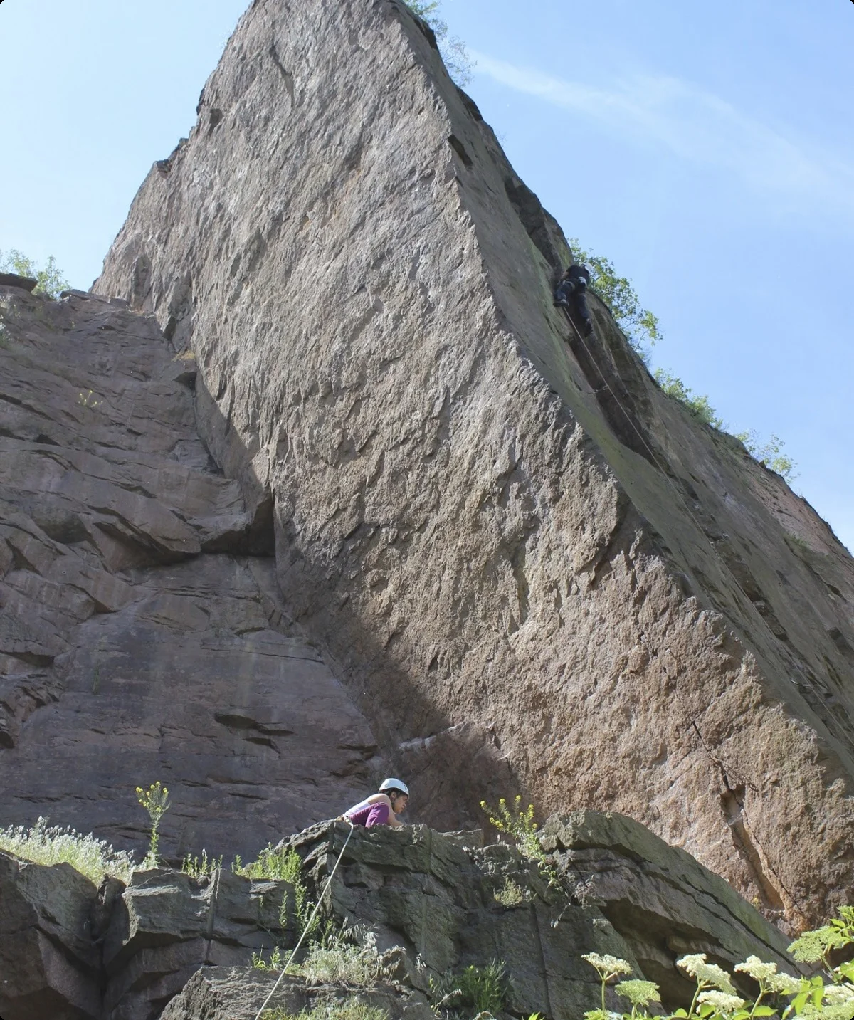 Kletterer Im Granit von Löbejün | © DAV Göttingen