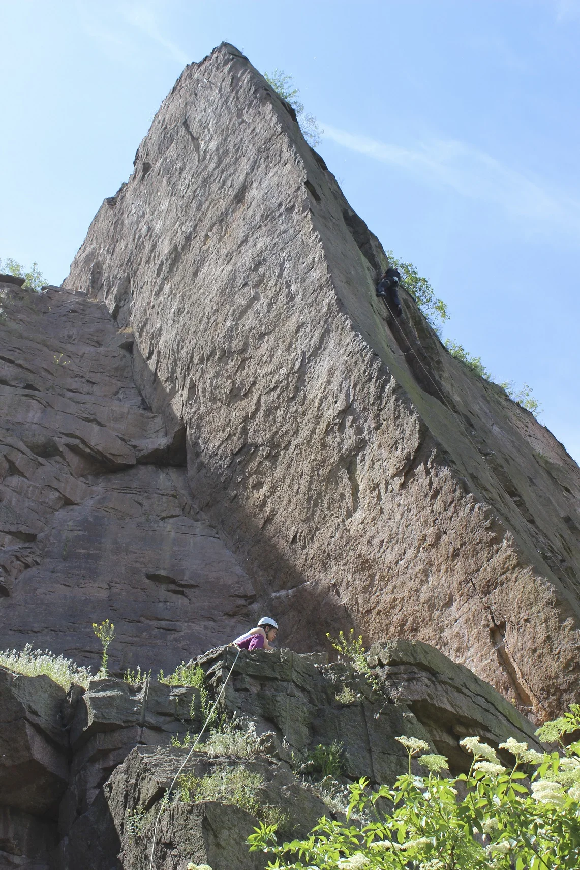 Kletterer Im Granit von Löbejün | © DAV Göttingen