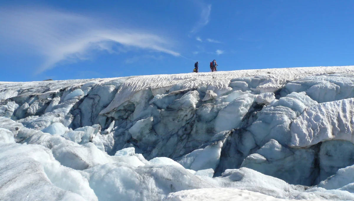 Gletscherspalte | © DAV Sektion Göttingen M. Vietze