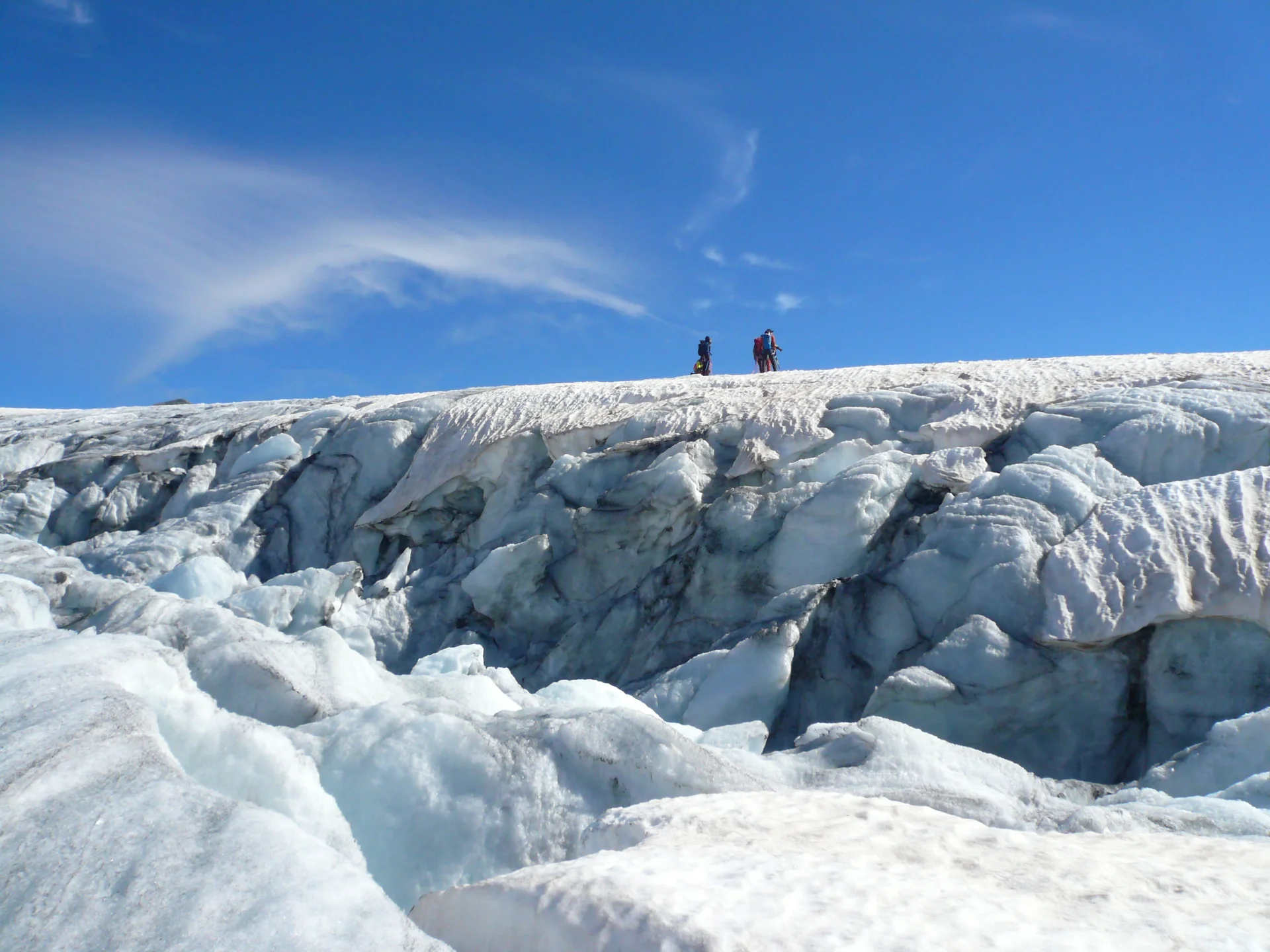 Gletscherspalte | © DAV Sektion Göttingen M. Vietze