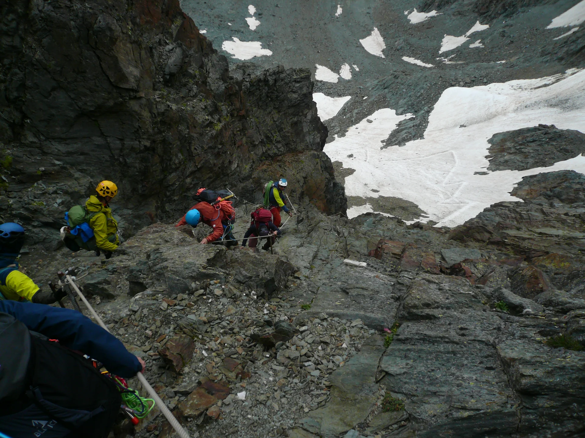 Abstieg von der Hohenwartscharte | © DAV Sektion Göttingen M. Vietze