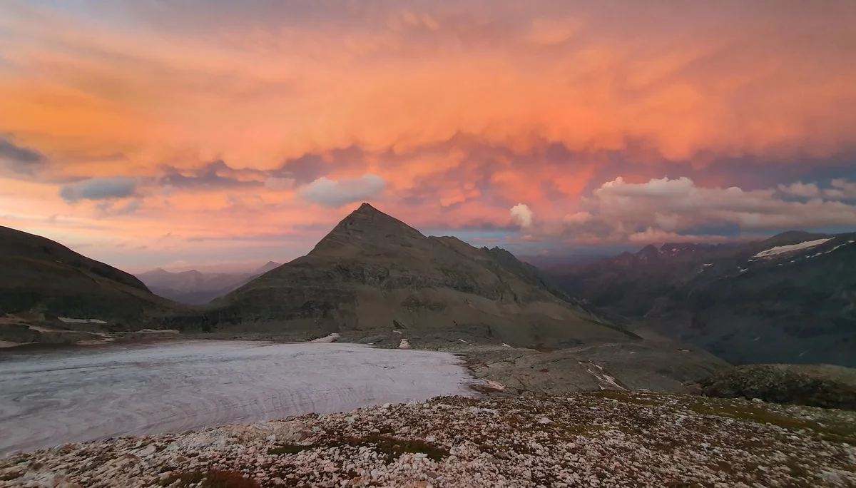 Fuscherkarkopf rosa Wolken | © N. Joelson
