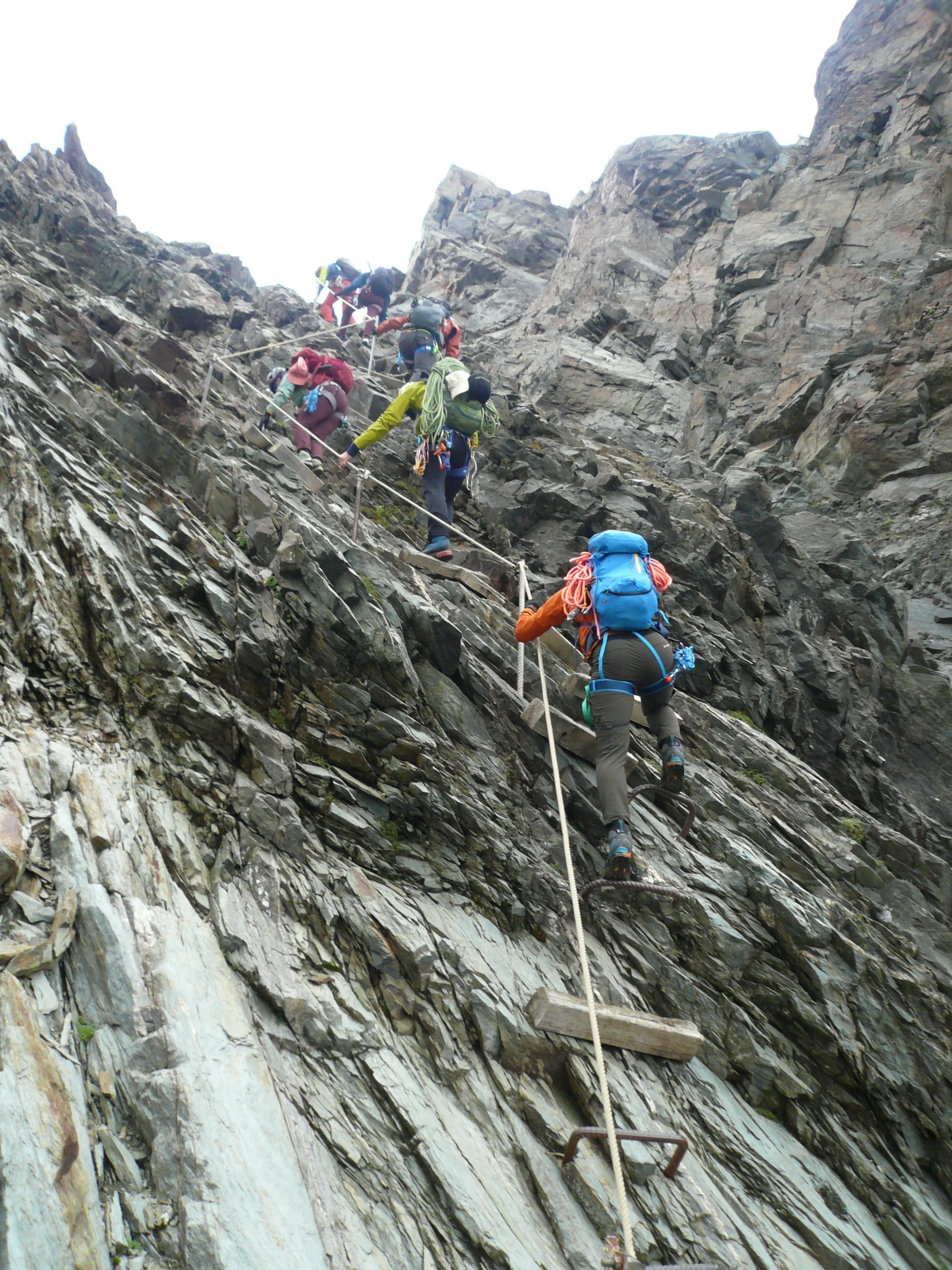 Klettersteig zur Hohenwartscharte | © DAV Sektion Göttingen M. Vietze