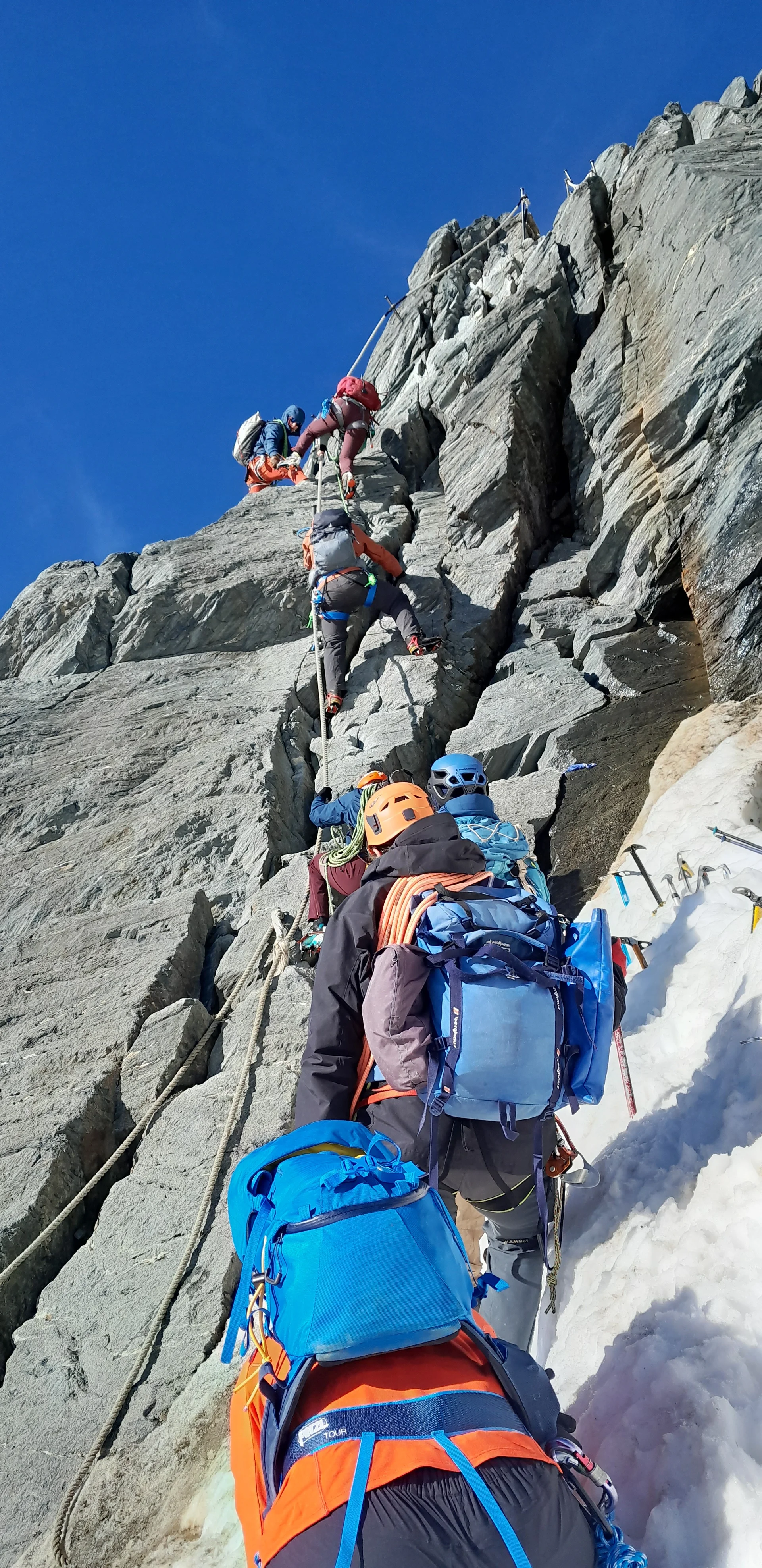 Aufstieg Glocknerleitl | © J. Rodmann